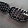 BMW 5 Series E60 E61 Kidney Grilles With M5 Badge Brand New Image 2