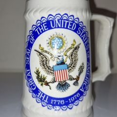 SALE!  Small Vintage Tankard - The Great Seal of the United States of America 1776 - 1976