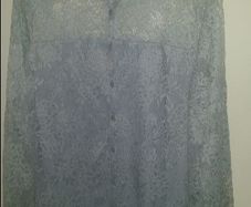 Per Una silver grey lace blouse Perfect condition size UK12 EU40 Postage included