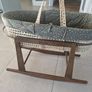 Little Green Sheep Moses Basket and Rocking Stand Image 2