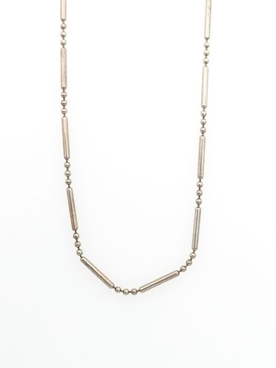925 Vintage Sterling Silver Italian Bar LinkChain