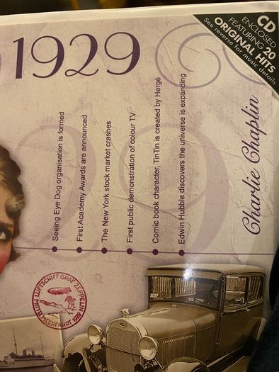 Birthday CD 1929