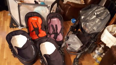 Icandy peach 3 double buggy