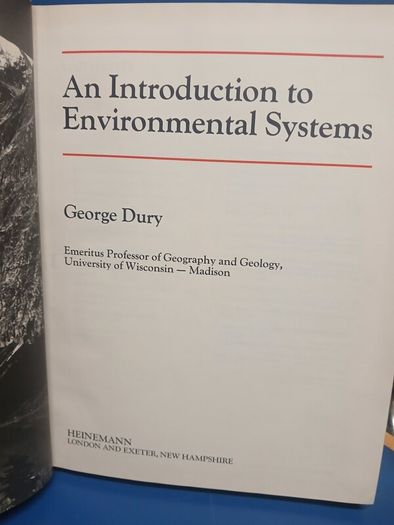 An Introduction to Environmental Systems - G.H. Dury