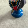 Hand-Painted Galo de Barcelos Rooster: Portuguese Good Luck Charm Image 3