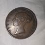 1854 half penny Victoria 1St Portrait Image 2