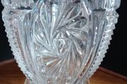 Vintage Czechoslovakian Glass Vase