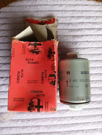Genuine Alfa Romeo 164,1992-1997, Gtv, Bosch Petrol Fuel Filter 60585533