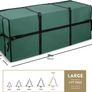 Premium Jumbo Christmas Tree Storage Bag - Extra Wide Opening - Fits 9FT. Tall Artificial Christmas Trees - Easy Access Xmas Tree Bag- Durable Straps & Reinforced Handles, Tear Proof Image 3