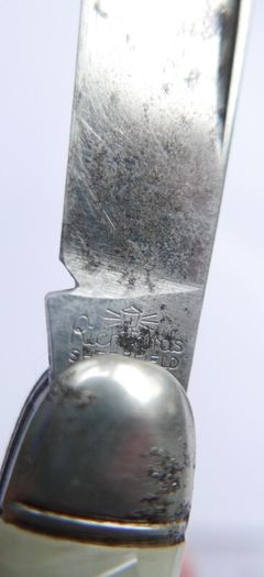 VINTAGE Richards Sheffield England 2 Blade Pocket Knife