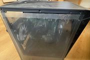 Black computer cage