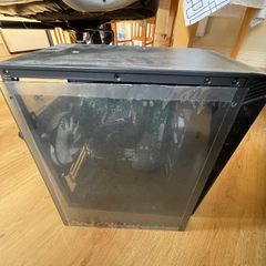 Black computer cage