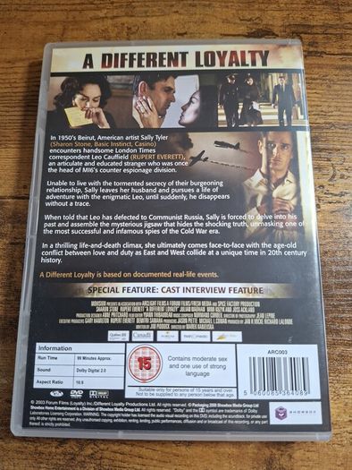 "A Different Loyalty" (2004) DVD - free standard postage