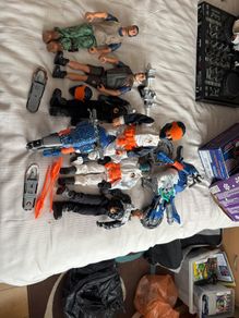 Vintage Action Man Arctic Bundle 6 Figures Snow Vehicles Snowshoes and Accessories