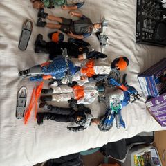 Vintage Action Man Arctic Bundle 6 Figures Snow Vehicles Snowshoes and Accessories