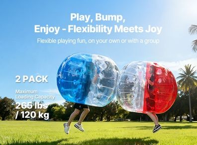 VEVOR Inflatable Bumper Ball (2 pcs)
