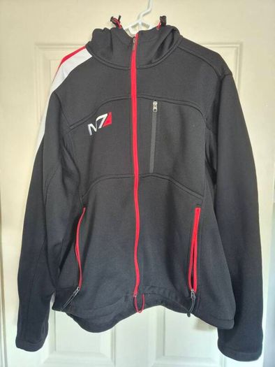 Mass Effect Bioware Hoodie Mens Size XL Black