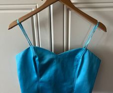 ladies satin crop top new bnwt