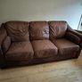 3 seater leath sofa Image 3