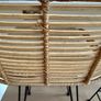 HK Living rattan bar stools x3 Image 3