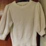 Cream fluffy top Image 4