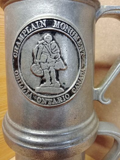 Champlain Monument  Tankard  x 2