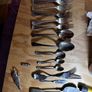 antique silver spoons/ forks Image 2
