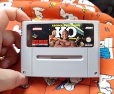 George Foremans KO Boxing Snes Super Nintendo Arcade Retro Games Original