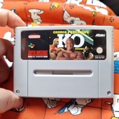 George Foremans KO Boxing Snes Super Nintendo Arcade Retro Games Original