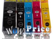 Ink Cartridges C-520BK C-521BK/C/M/Y For Canon Multi Pack