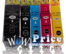 Ink Cartridges C-520BK C-521BK/C/M/Y For Canon Multi Pack