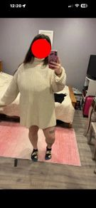 Thick jumper dress