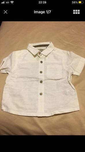 Boys new never worn next shirt 3/6 mths