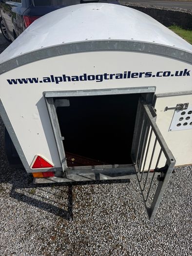factory built dog trailer