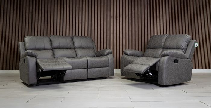 New 3+2 or 3+1+1 Holgate Leather Recliner Suite