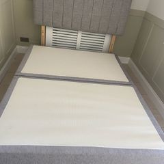 split base king size bed + headboard