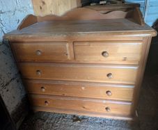 wooden drawers