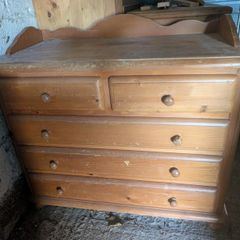wooden drawers