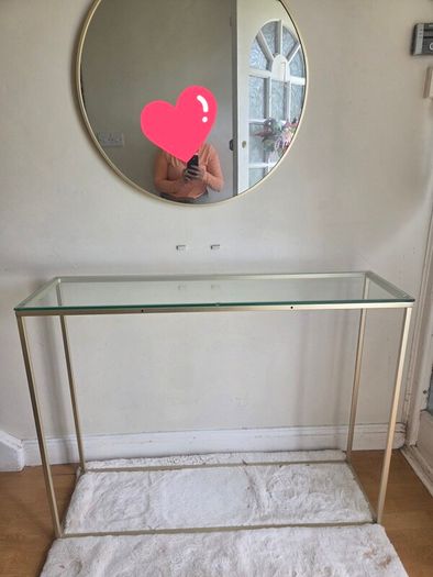 Glass Console Table