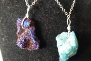 Natural Stone Quartz Pendant