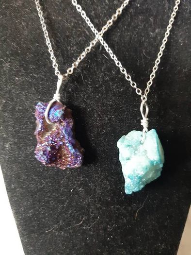 Natural Stone Quartz Pendant