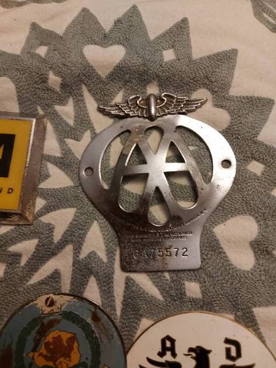 Vintage car badges