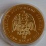 Berlin Quadriga 25 Years Germany united Gold plated proof Image 2