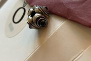 Pandora Clip Charm Brand New oxidised with Black Onyx