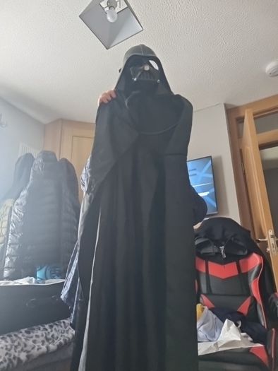cloak with hood and mask
