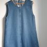 Cos Denim Dress Size Uk 14 Image 4