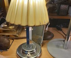 Art Deco Chrome Bedside Lamp
