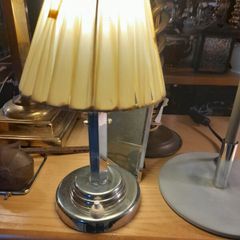 Art Deco Chrome Bedside Lamp