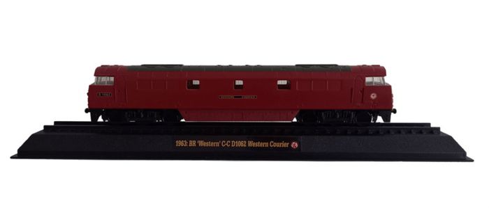 Collection of stationary model trains