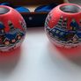 Avoca Blue Hand Painted Christmas Tea Light Holders Image 2
